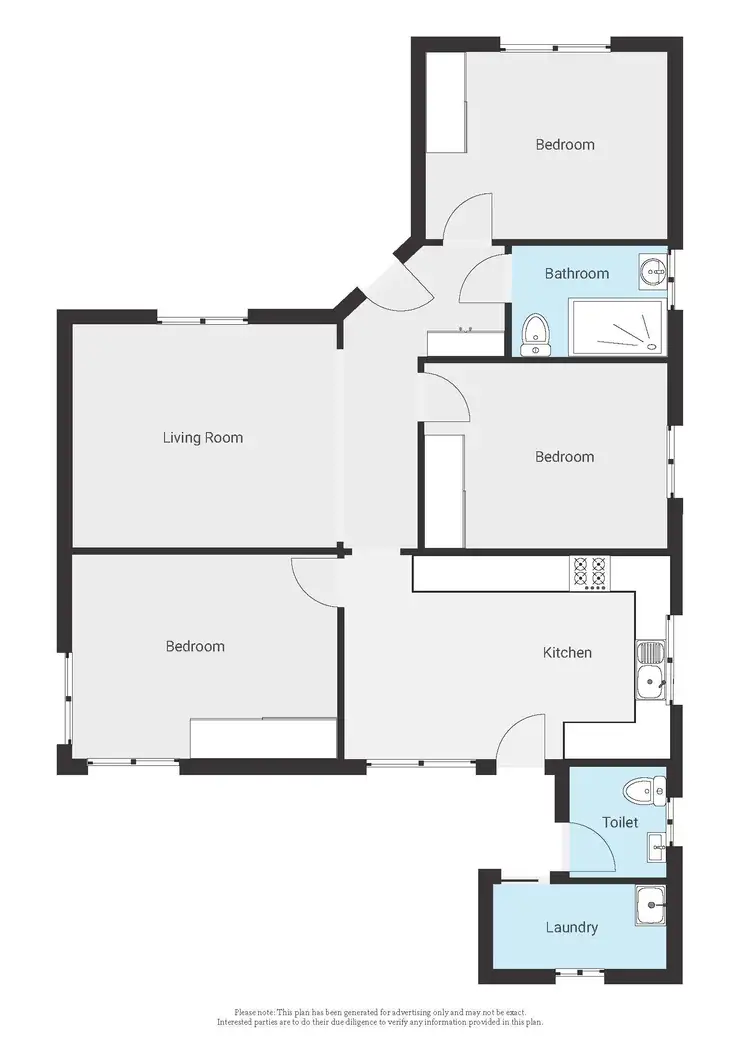 Floorplan of Homely house listing, 866 Watson Street, Glenroy NSW 2640