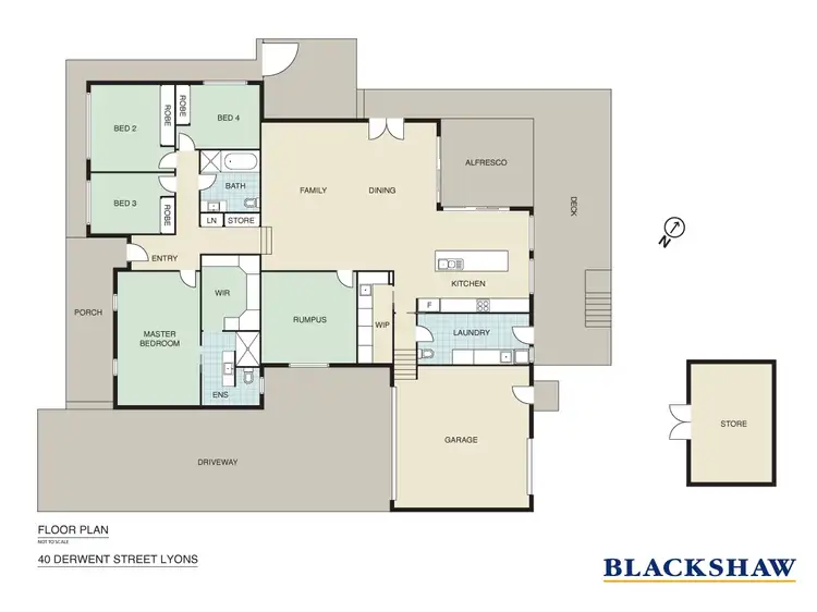 Floorplan of Homely house listing, 40 Derwent Street, Lyons ACT 2606