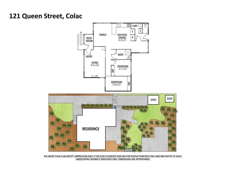 Floorplan of Homely house listing, 121 Queen Street, Colac VIC 3250