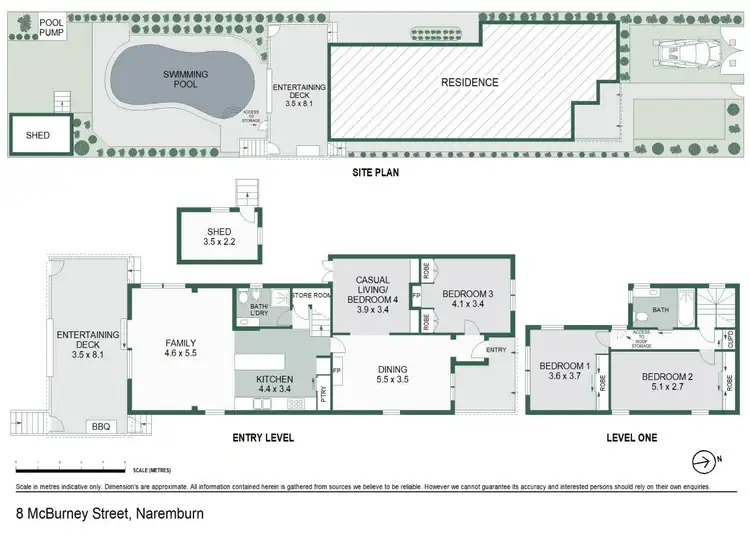 Floorplan of Homely house listing, 8 McBurney Street, Naremburn NSW 2065