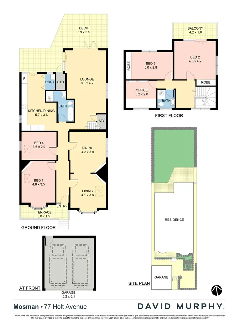 Floorplan of Homely house listing, 77 Holt Avenue, Mosman NSW 2088
