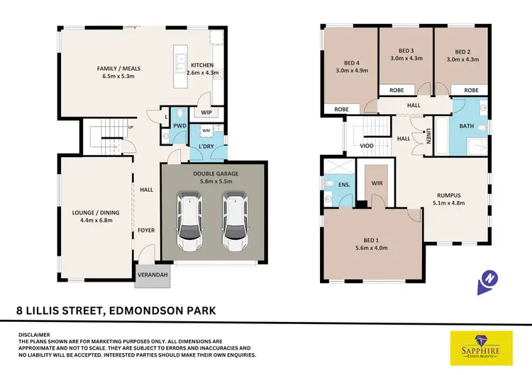 Floorplan of Homely house listing, 8 Lillis Street, Edmondson Park NSW 2174