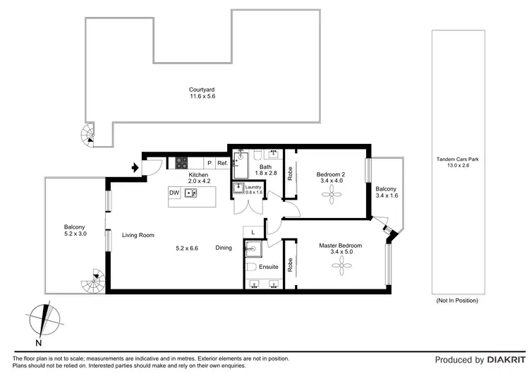 Floorplan of Homely apartment listing, 6A/508-510 Bunnerong Road, Matraville NSW 2036