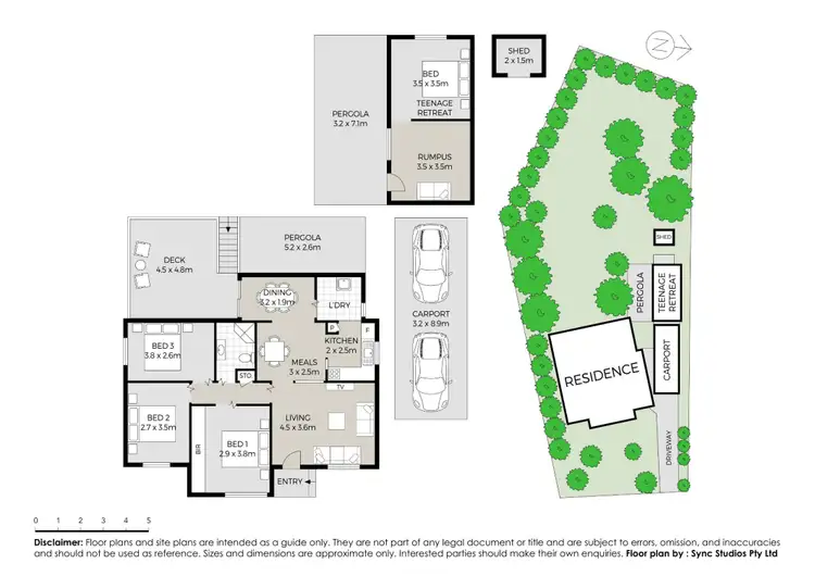 Floorplan of Homely house listing, 52 Dawn Drive, Seven Hills NSW 2147