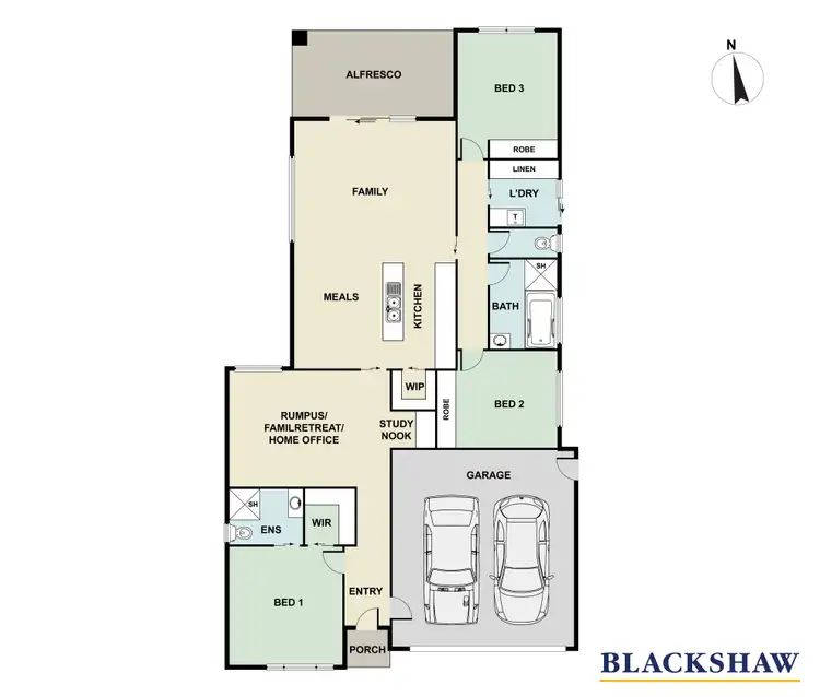 Floorplan of Homely house listing, 29B Alpen Street, Spence ACT 2615
