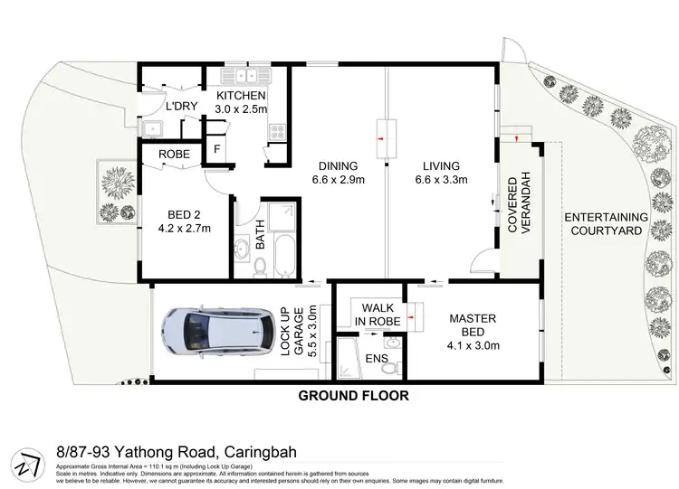 Floorplan of Homely villa listing, 8/87-93 Yathong Road, Caringbah NSW 2229