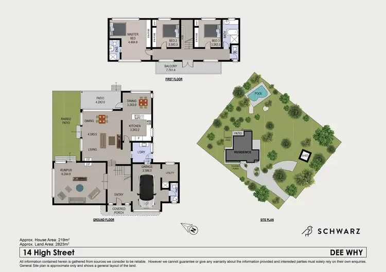Floorplan of Homely house listing, 14 High Street, Dee Why NSW 2099
