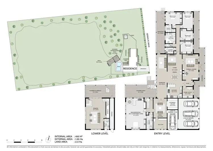 Floorplan of Homely rural property listing, 70 Sermelfi Drive, Glenorie NSW 2157