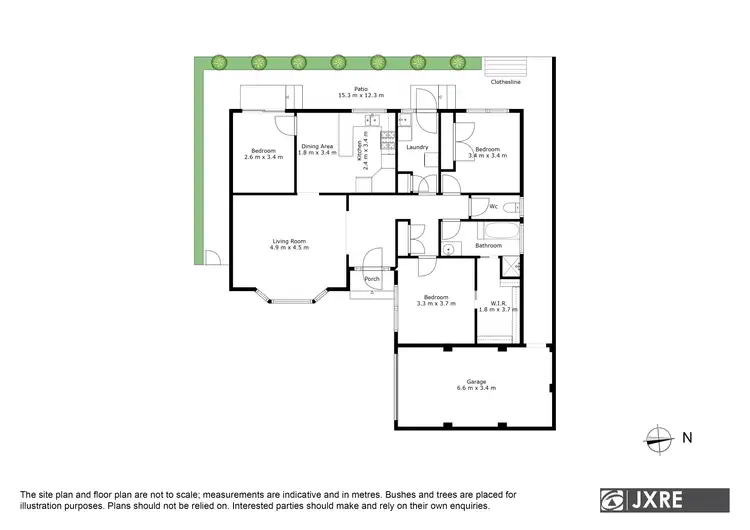 Floorplan of Homely unit listing, 2/97 Clayton Road, Oakleigh East VIC 3166