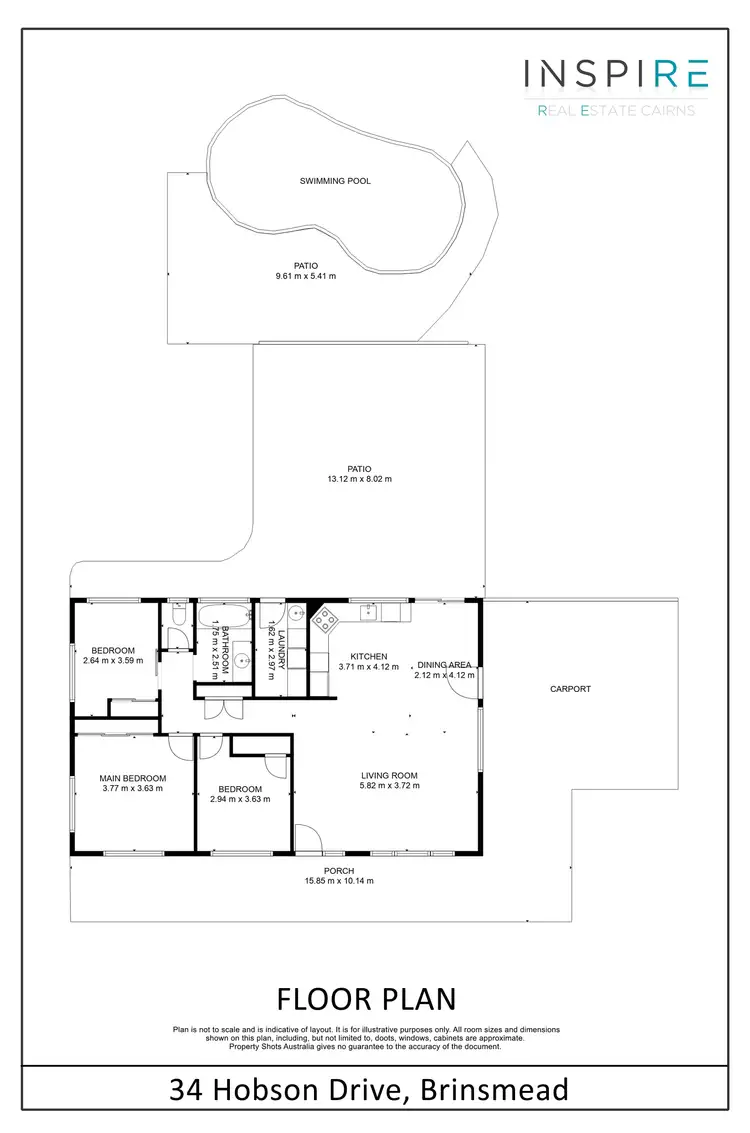 Floorplan of Homely house listing, 34 Hobson Drive, Brinsmead QLD 4870