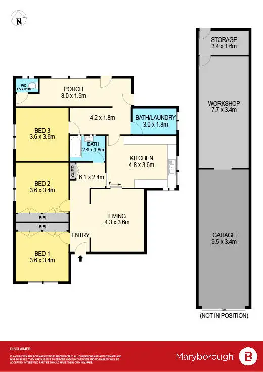 Floorplan of Homely land listing, 4190 Pyrenees Highway, Flagstaff VIC 3465