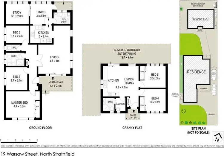 Floorplan of Homely house listing, 19 Warsaw Street, North Strathfield NSW 2137