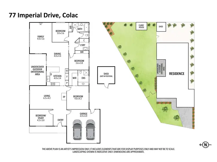 Floorplan of Homely house listing, 77 Imperial Drive, Colac VIC 3250