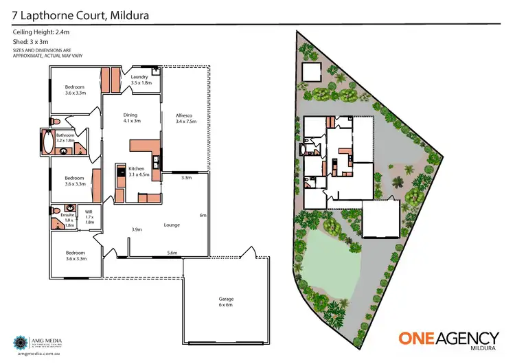 Floorplan of Homely house listing, 7 Lapthorne Court, Mildura VIC 3500
