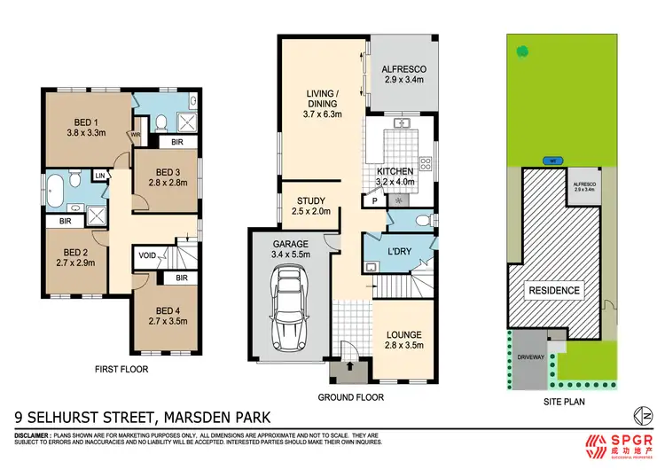Floorplan of Homely house listing, 9 Selhurst Street, Marsden Park NSW 2765