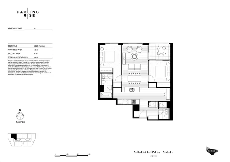 Floorplan of Homely apartment listing, 807/82 Hay Street, Haymarket NSW 2000
