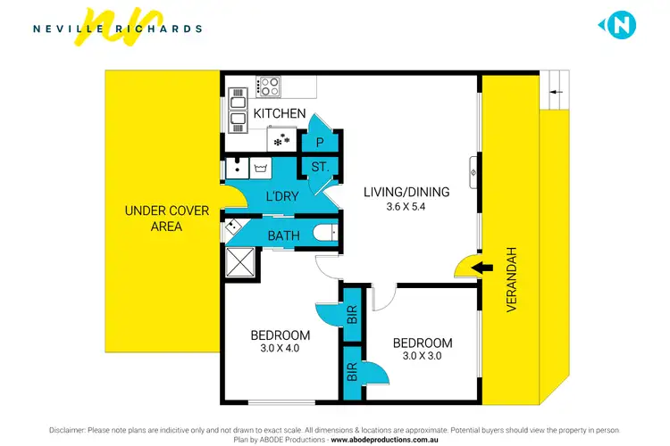 Floorplan of Homely unit listing, 1/9 Sproat Street, Portarlington VIC 3223