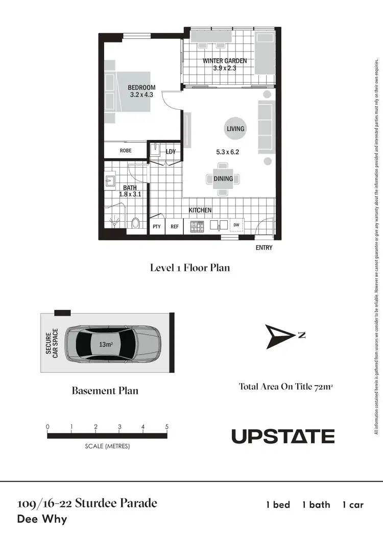 Floorplan of Homely apartment listing, 109/16-22 Sturdee Parade, Dee Why NSW 2099