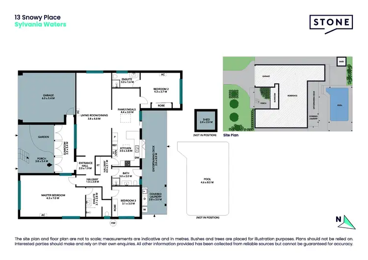 Floorplan of Homely house listing, 13 Snowy Place, Sylvania Waters NSW 2224
