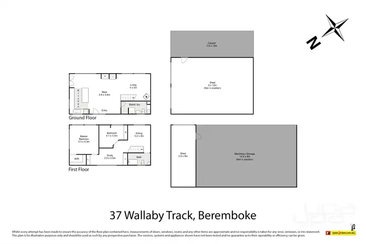Floorplan of Homely house listing, 37 Wallaby Track, Beremboke VIC 3342