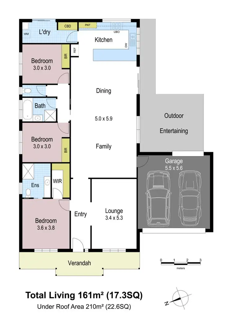 Floorplan of Homely house listing, 12 Todman Street, Drouin VIC 3818
