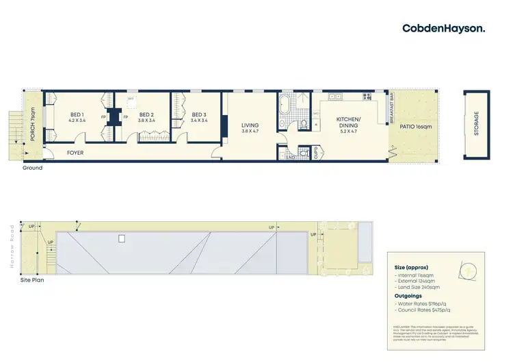 Floorplan of Homely house listing, 35 Harrow Road, Stanmore NSW 2048