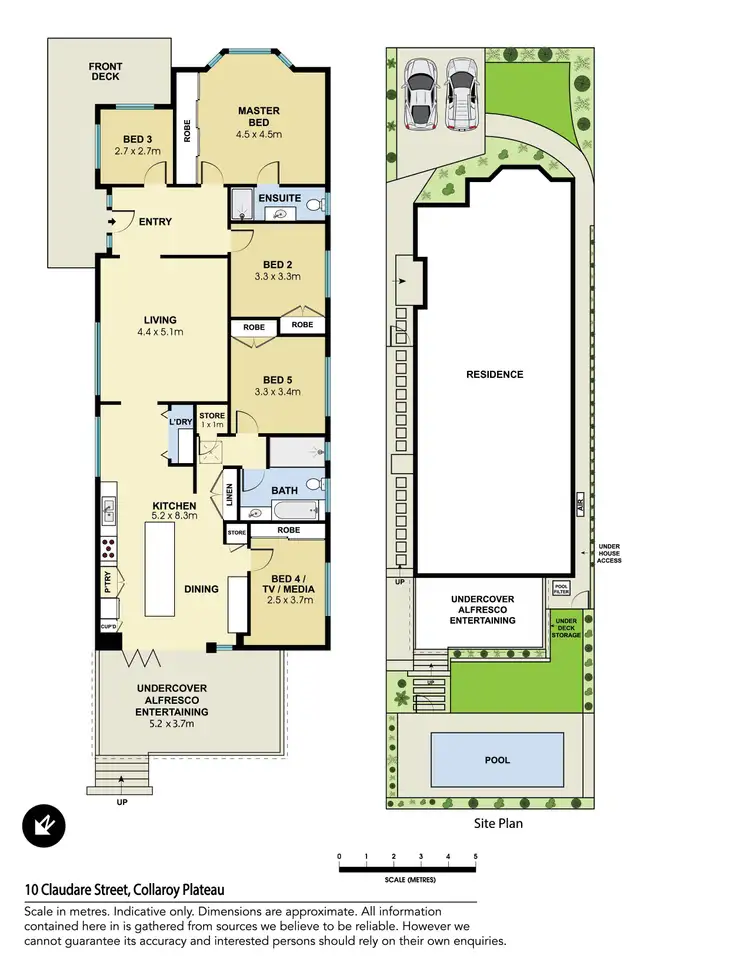 Floorplan of Homely house listing, 10 Claudare Street, Collaroy Plateau NSW 2097
