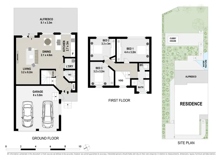 Floorplan of Homely semi-detached listing, 44 John Road, Cherrybrook NSW 2126