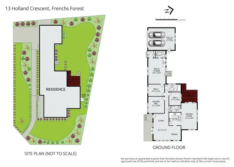 Floorplan of Homely house listing, 13 Holland Crescent, Frenchs Forest NSW 2086