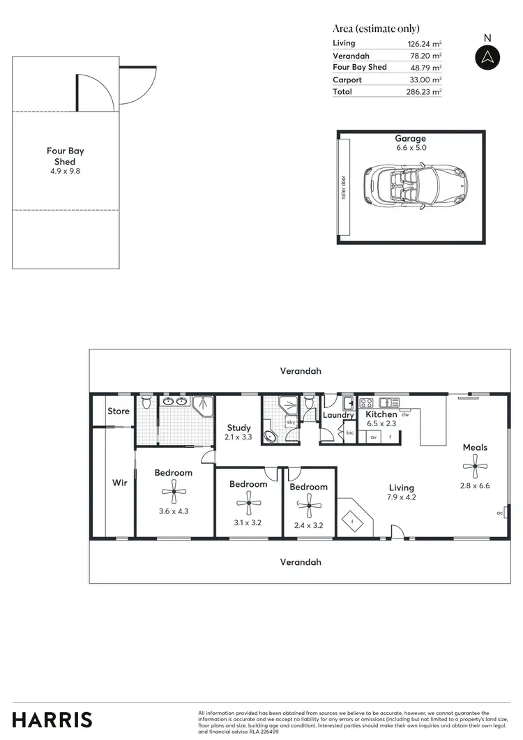 Floorplan of Homely house listing, 10 Berry Hill Road, Lobethal SA 5241