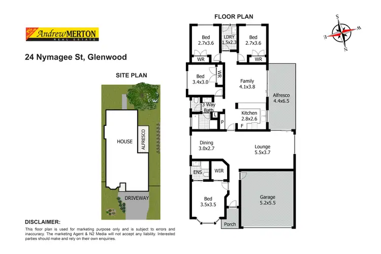 Floorplan of Homely house listing, 24 Nymagee Street, Glenwood NSW 2768
