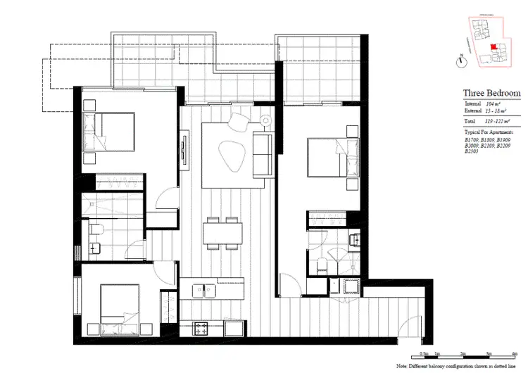 Floorplan of Homely apartment listing, B902/26 Cambridge Street, Epping NSW 2121