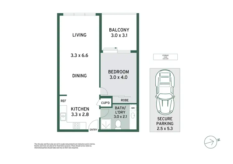 Floorplan of Homely apartment listing, 40/31-33 Millewa Avenue, Wahroonga NSW 2076