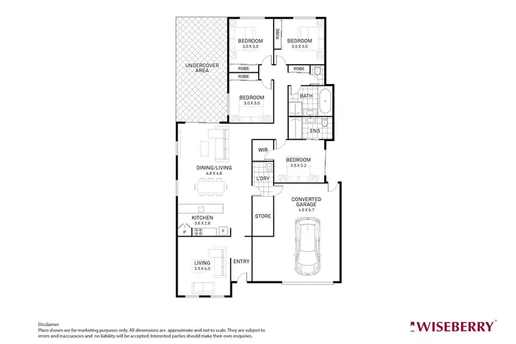 Floorplan of Homely house listing, 46 Menindee Avenue, Blue Haven NSW 2262