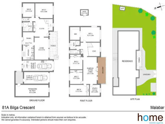 Floorplan of Homely house listing, 81a Bilga Crescent, Malabar NSW 2036