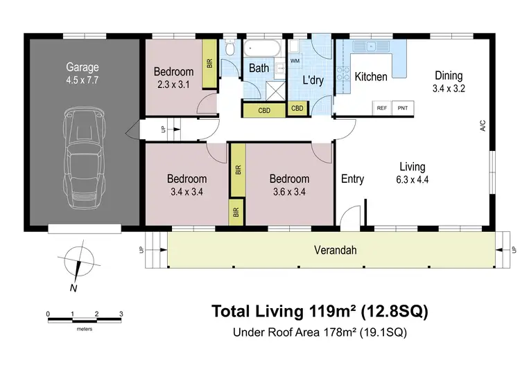 Floorplan of Homely house listing, 36 Hopetoun Road, Drouin VIC 3818