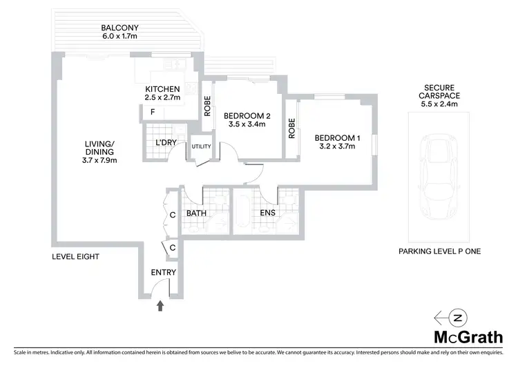 Floorplan of Homely apartment listing, 83/4-10 Pound Road, Hornsby NSW 2077