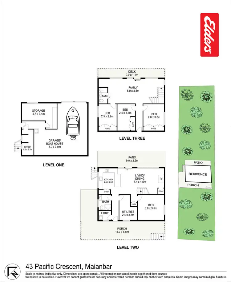 Floorplan of Homely house listing, 43 Pacific Crescent, Maianbar NSW 2230