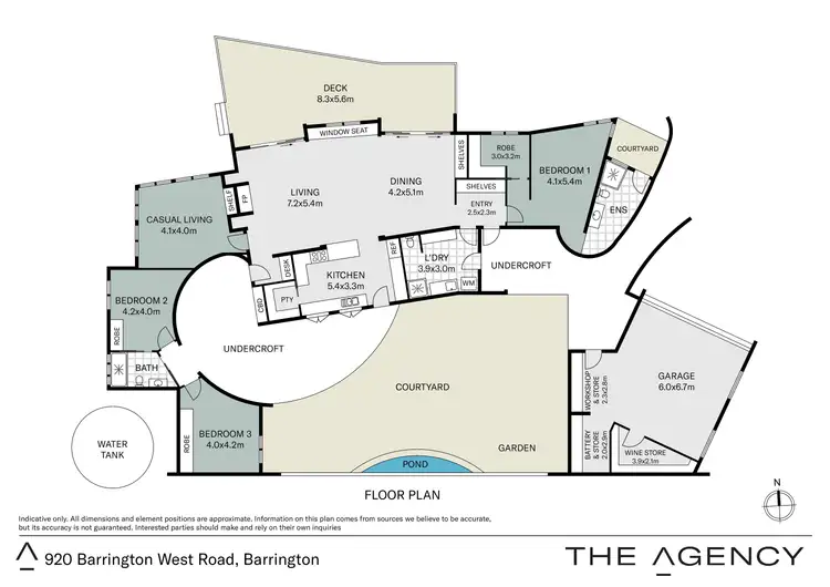Floorplan of Homely rural property listing, 920 Barrington West Road via Gloucester, Barrington NSW 2422