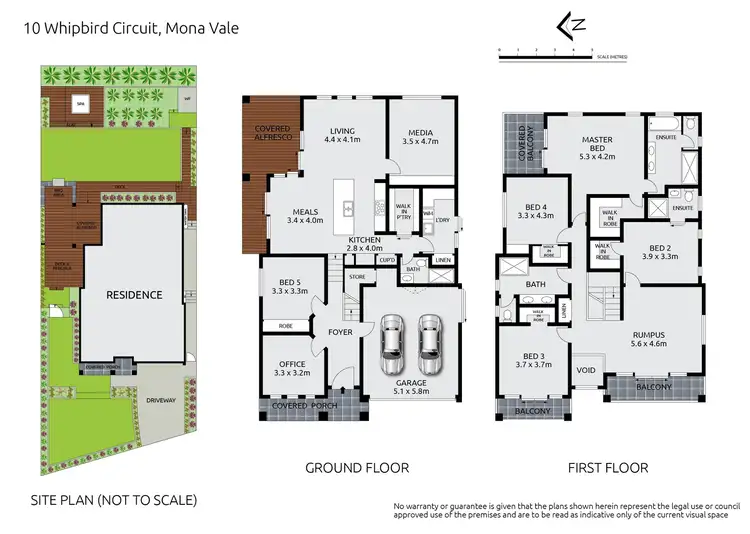 Floorplan of Homely house listing, 10 Whipbird Circuit, Mona Vale NSW 2103
