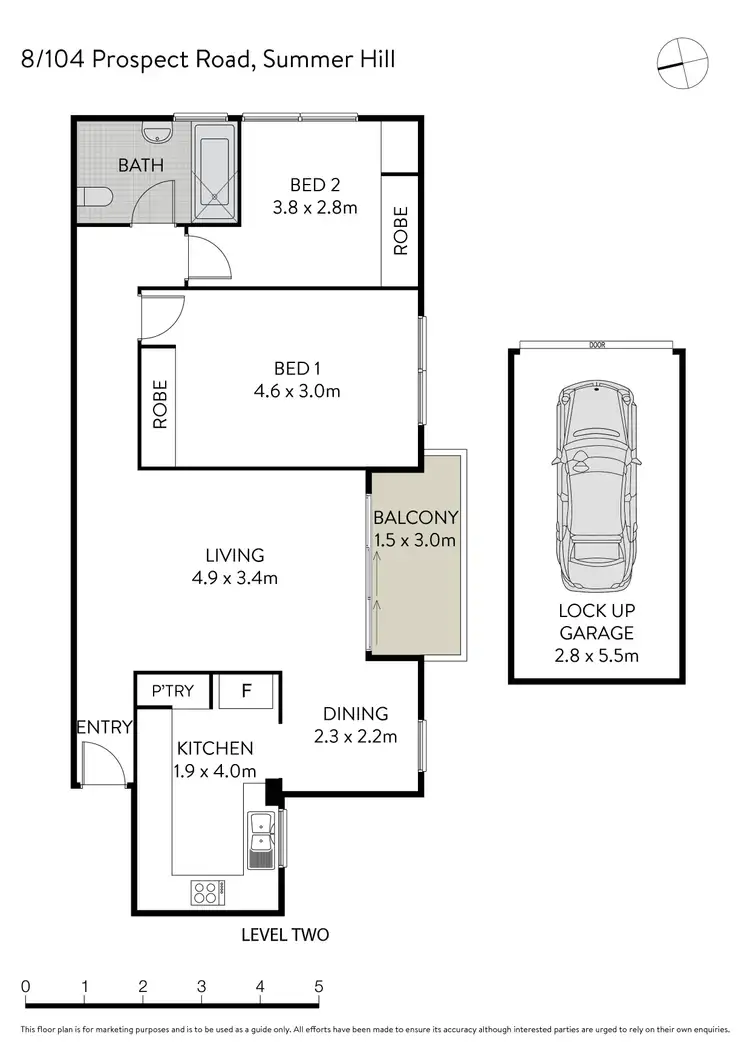 Floorplan of Homely apartment listing, 8/104 Prospect Road, Summer Hill NSW 2130