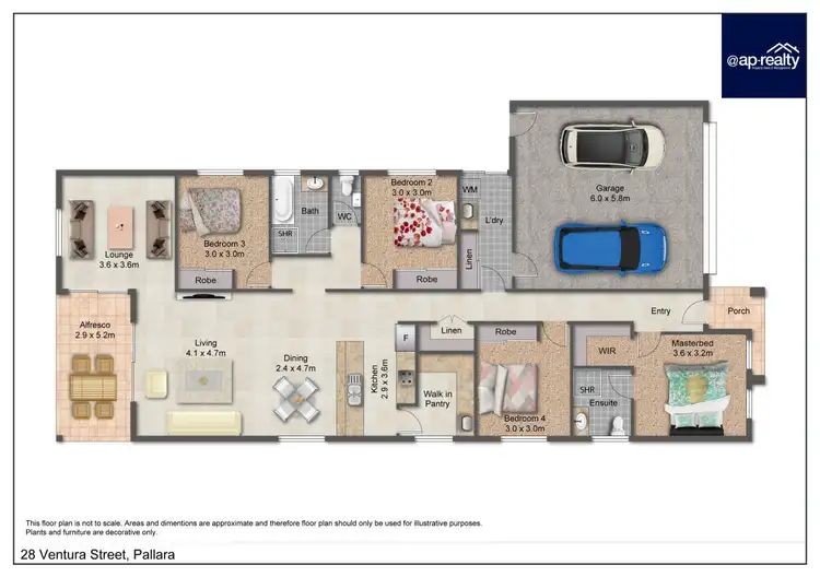 Floorplan of Homely house listing, 28 Ventura Street, Pallara QLD 4110
