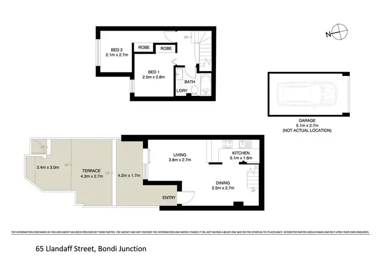 Floorplan of Homely apartment listing, 65 Llandaff Street, Bondi Junction NSW 2022