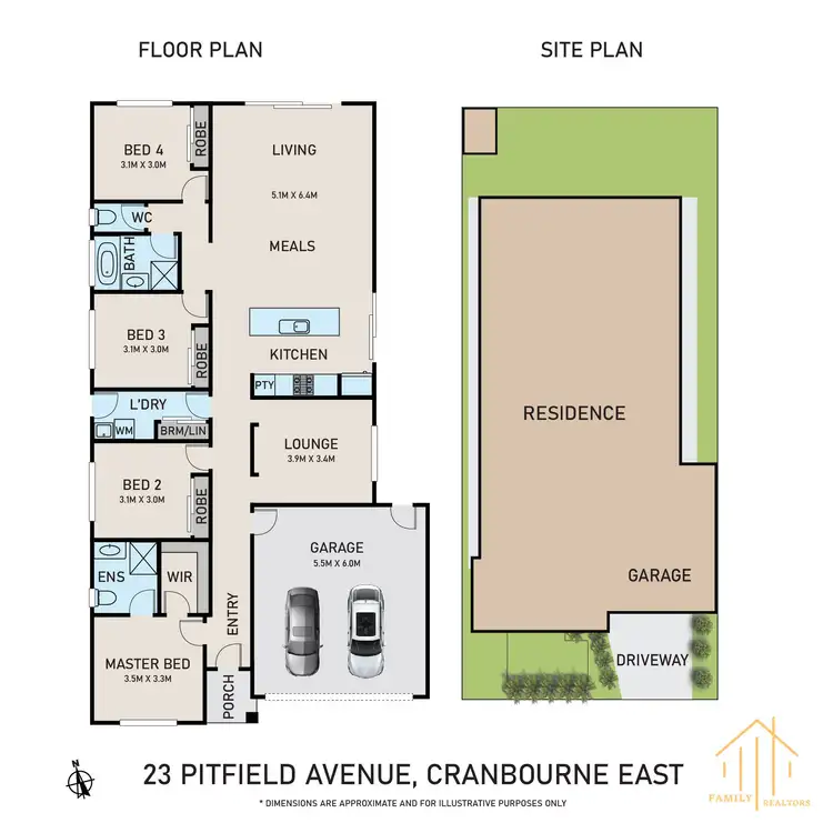 Floorplan of Homely house listing, 23 Pitfield Avenue, Cranbourne East VIC 3977