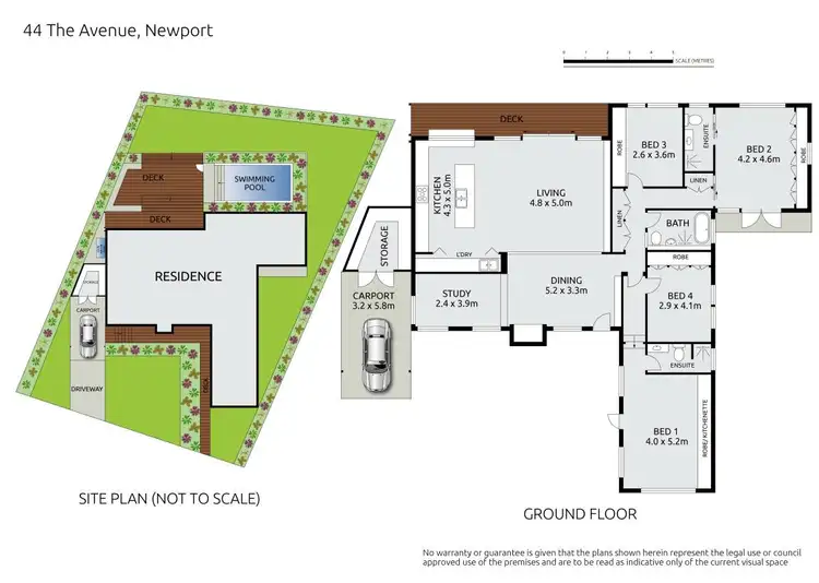 Floorplan of Homely house listing, 44 The Avenue, Newport NSW 2106