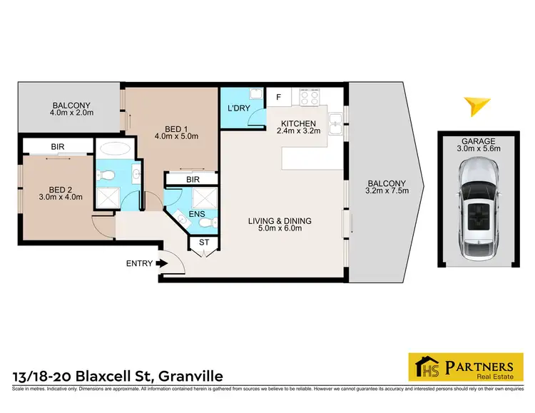 Floorplan of Homely unit listing, 13/18-20 Blaxcell Street, Granville NSW 2142