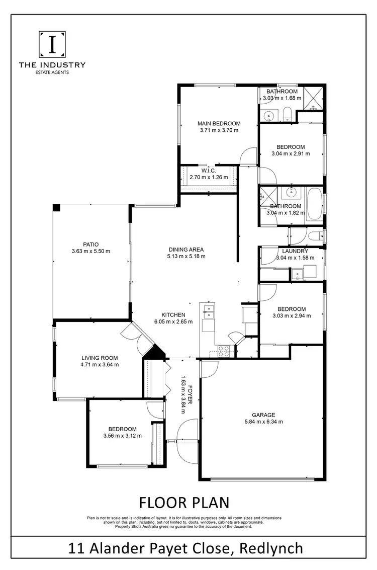 Floorplan of Homely house listing, 11 Alander Payet Close, Redlynch QLD 4870