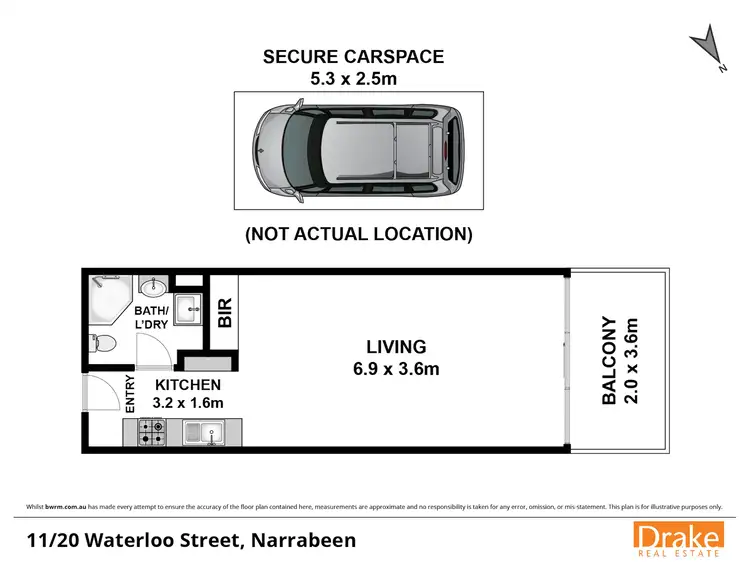Floorplan of Homely unit listing, 11/20 Waterloo Street, Narrabeen NSW 2101