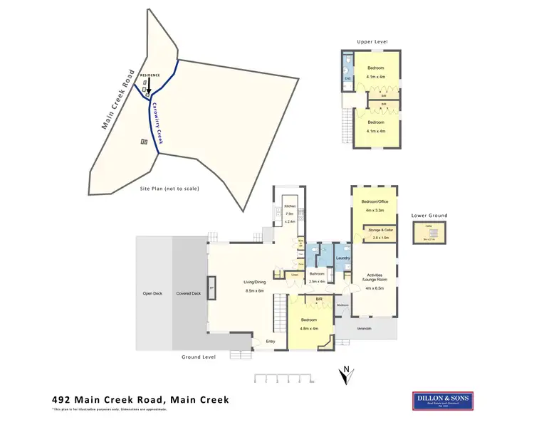 Floorplan of Homely rural property listing, 492 Main Creek Road, Dungog NSW 2420
