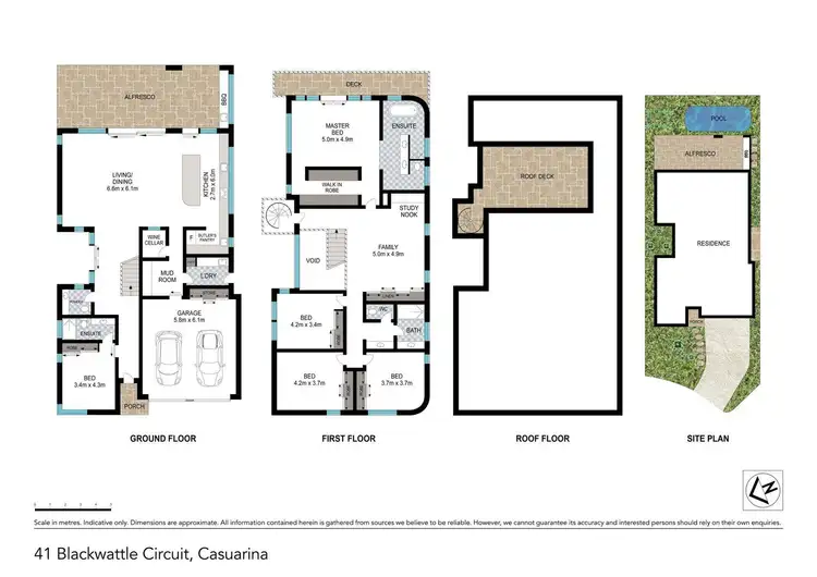 Floorplan of Homely land listing, 41 Black Wattle Circuit, Casuarina NSW 2487